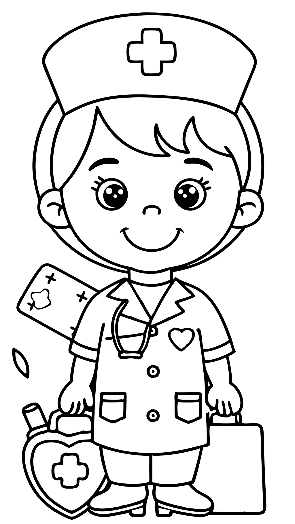 nurse coloring pages